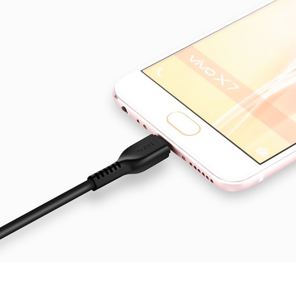 Кабель Hoco X20 USB to MicroUSB 2m black