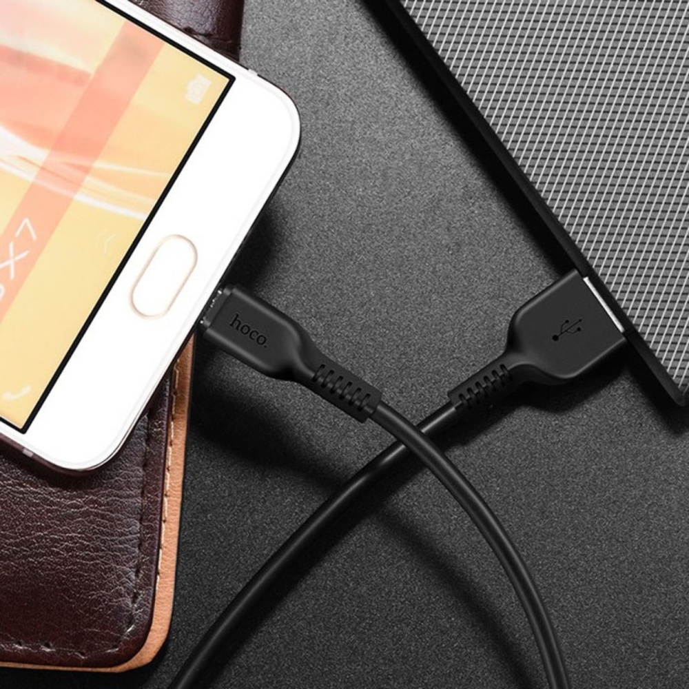 Кабель Hoco X20 USB to MicroUSB 3m black