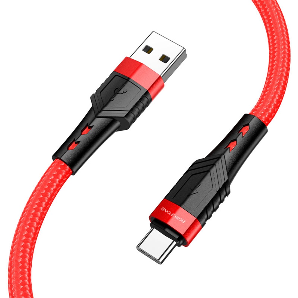 Кабель Borofone BU35 USB to Type-C 1.2m red