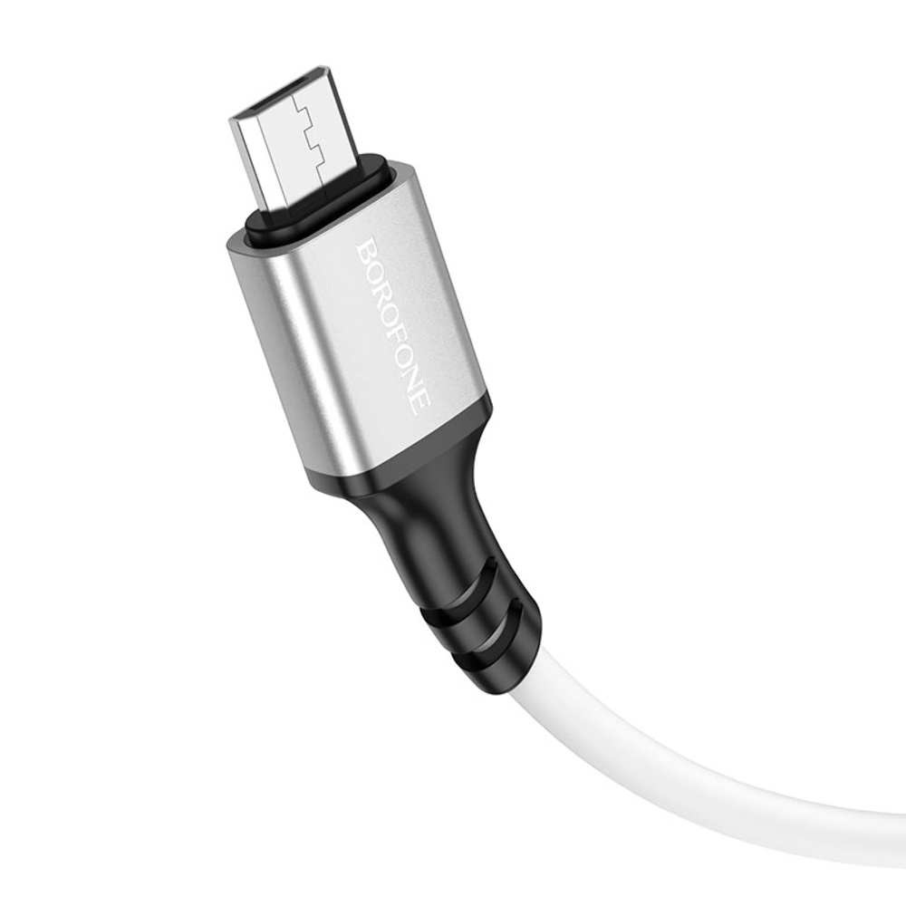 Кабель Borofone BX83 USB to MicroUSB 1m white