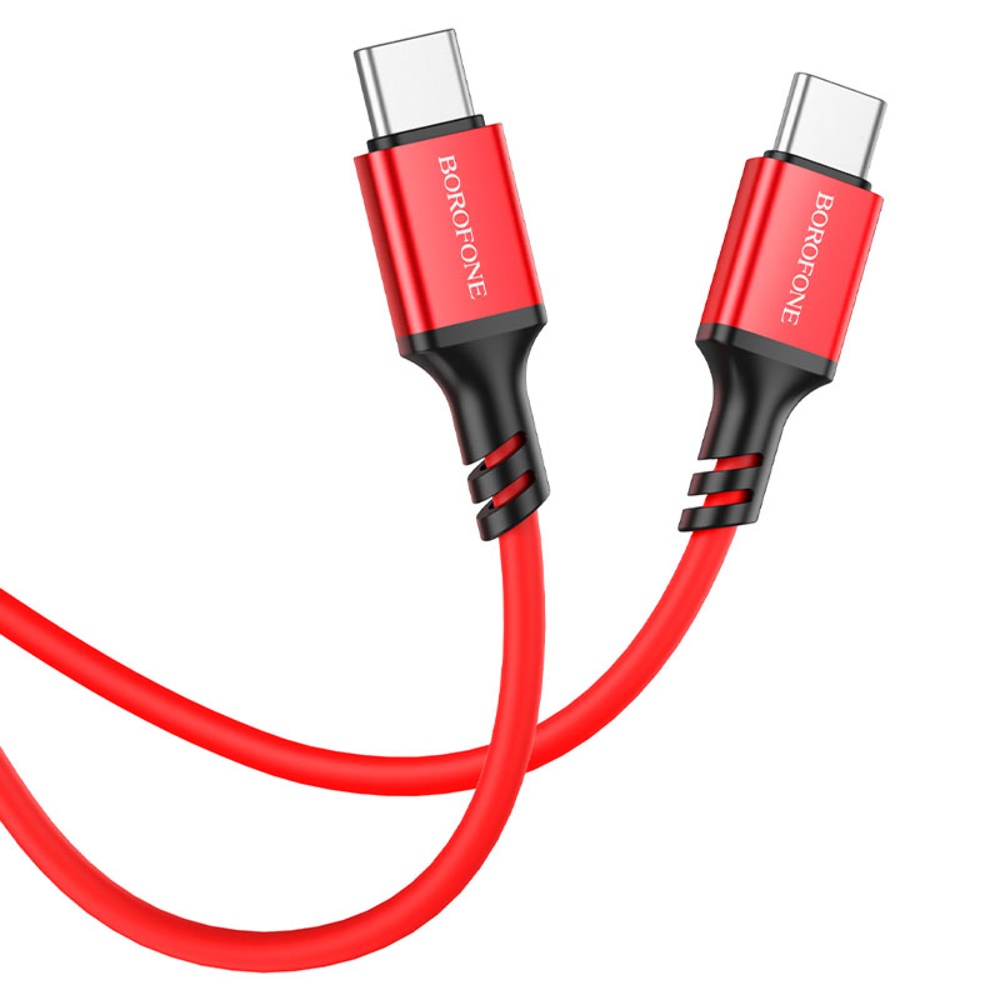 Кабель Borofone BX83 Type-C to Type-C PD 60W 1m red