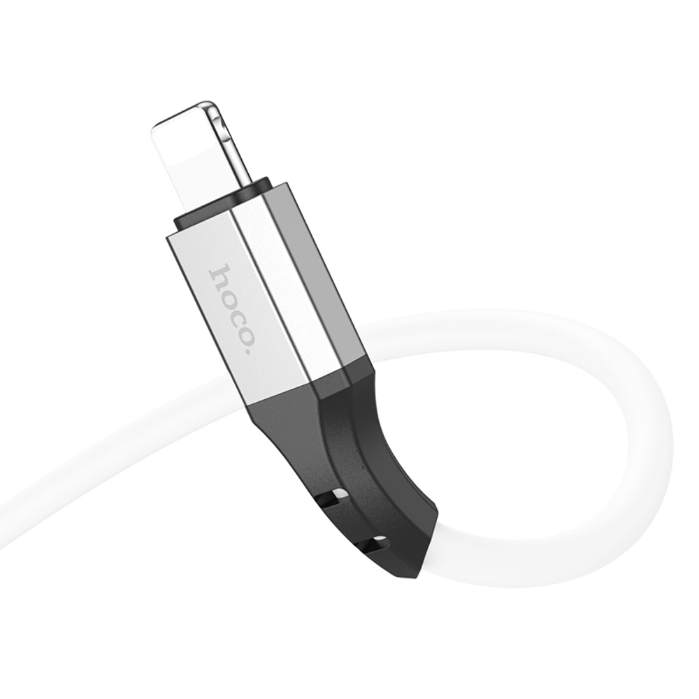 Кабель Hoco X86 USB to Lightning 1m white