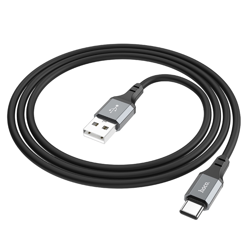 Кабель Hoco X86 USB to Type-C 1m black