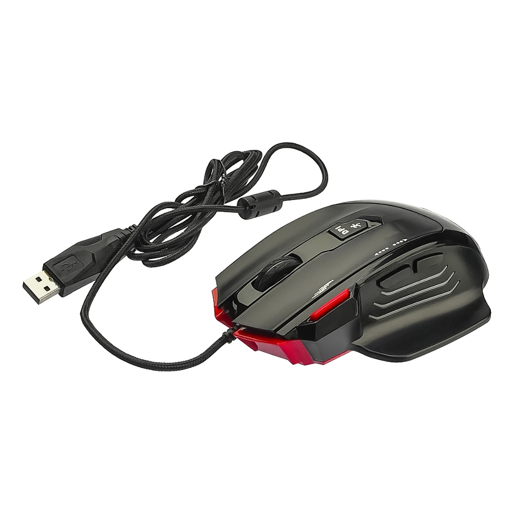 Игровая мышь Jedel GM1070 3200 DPI с RGB подсветкой черная