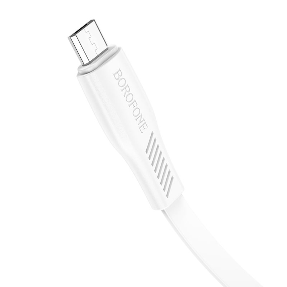 Кабель Borofone BX85 USB to MicroUSB 1m white