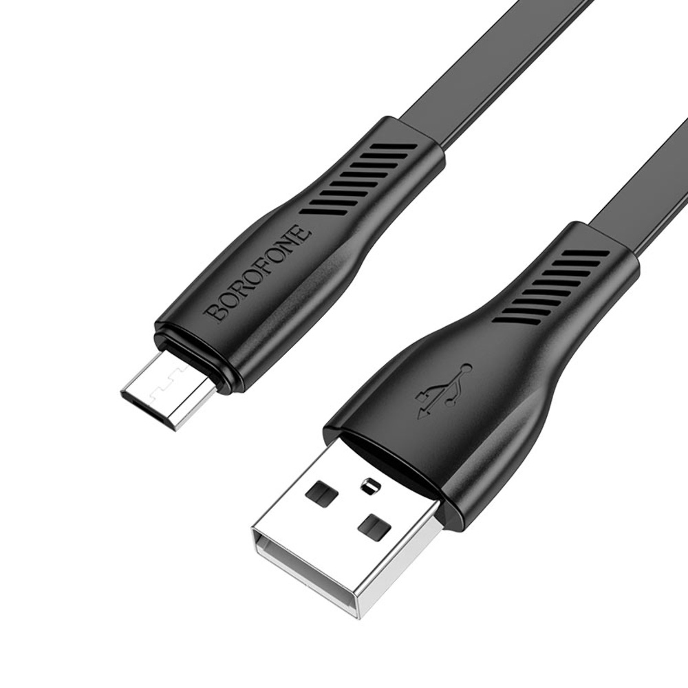 Кабель Borofone BX85 USB to MicroUSB 1m black