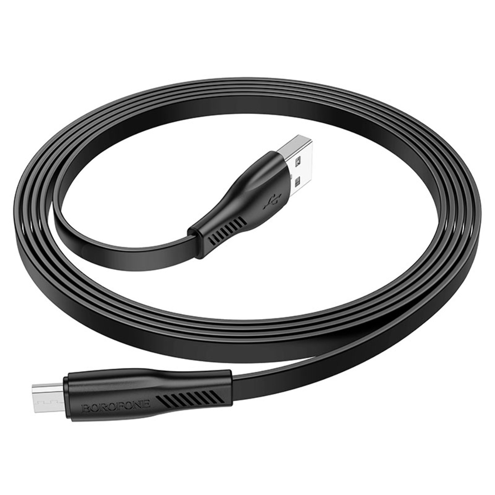 Кабель Borofone BX85 USB to MicroUSB 1m black
