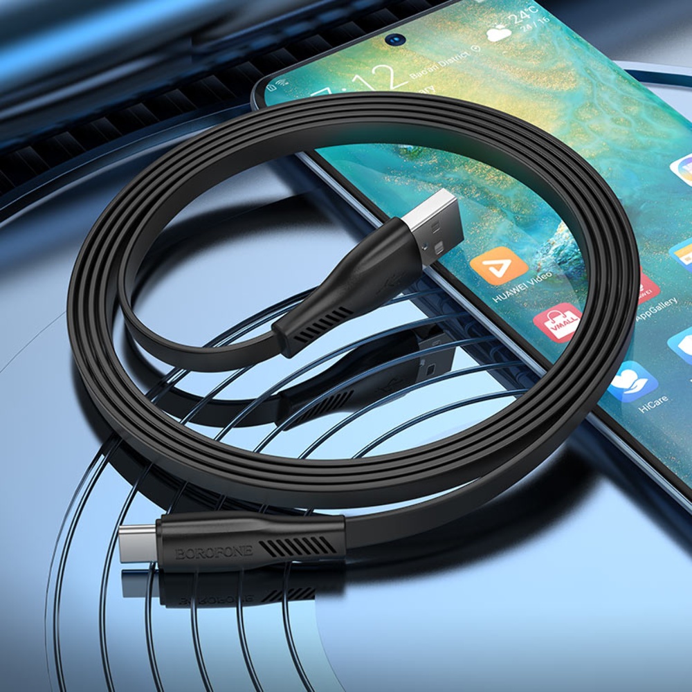 Кабель Borofone BX85 USB to Type-C 1m black