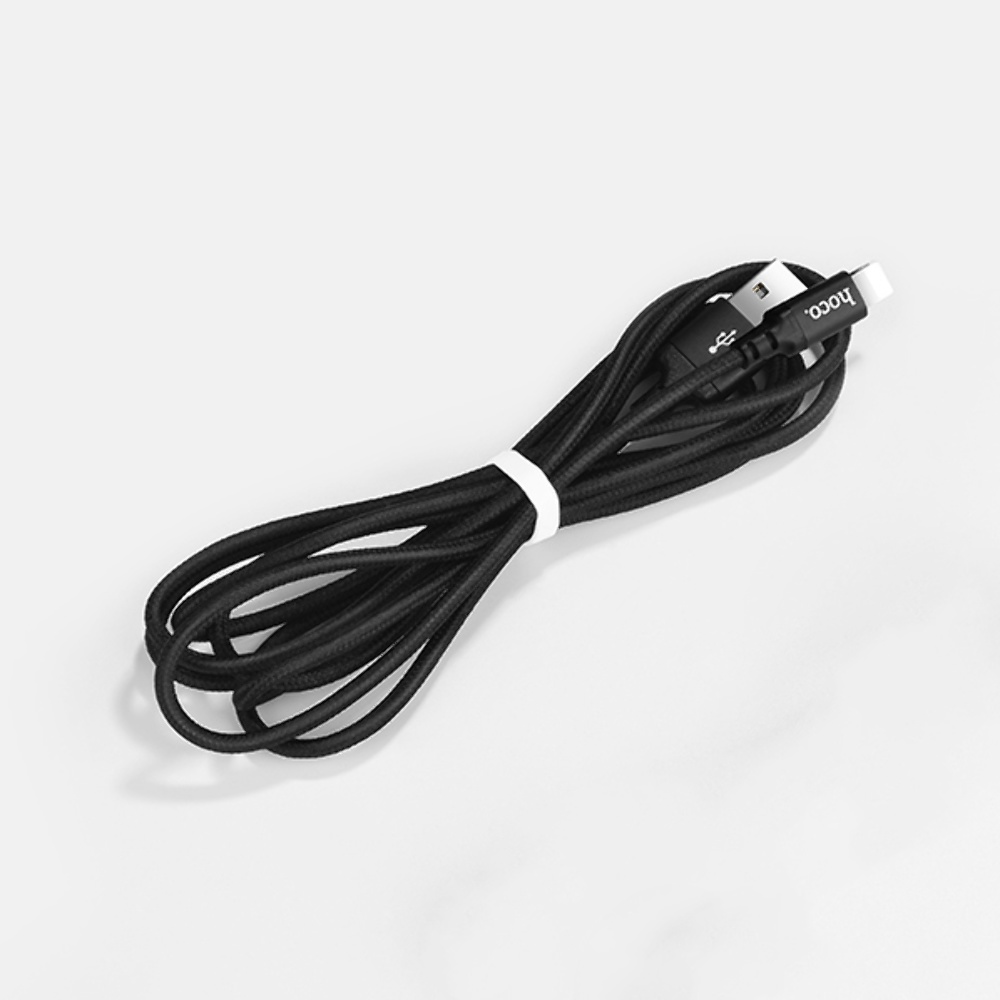 Кабель Hoco X14 USB to Lightning 2m black