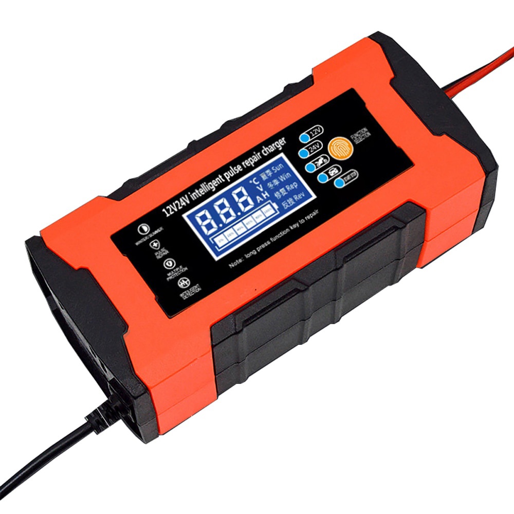 Умное зарядное устройство 12V/ 24V 10A 120W для гелевых, кислотных, AGM аккумуляторов