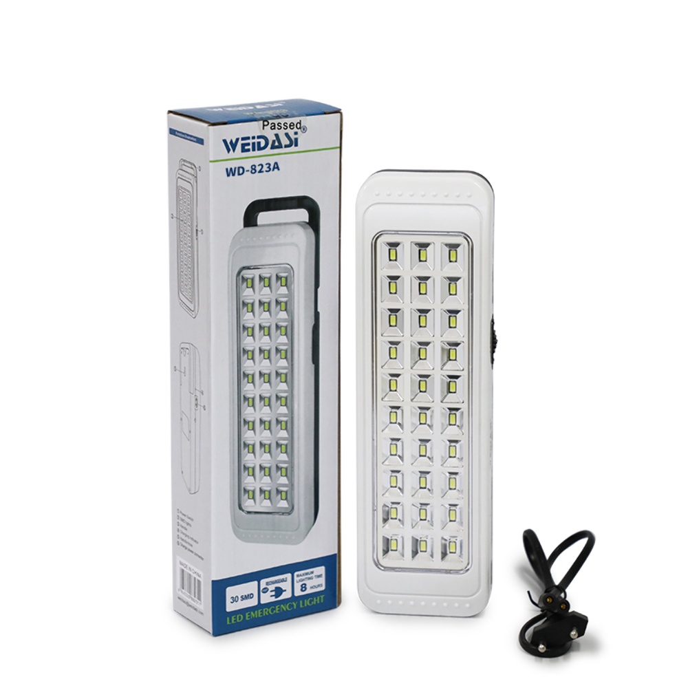 Аварийный LED светильник Weidasi WD-823A с аккумулятором 30 светодиодов 1000 mAh