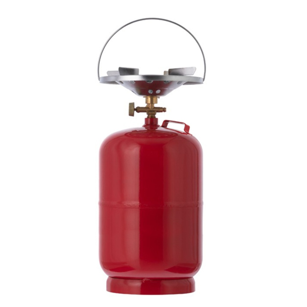 Газовый баллон 12 L с горелкой и латунным краном