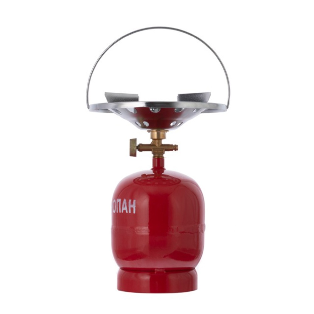 Газовый баллон 2.4 L с горелкой и латунным краном
