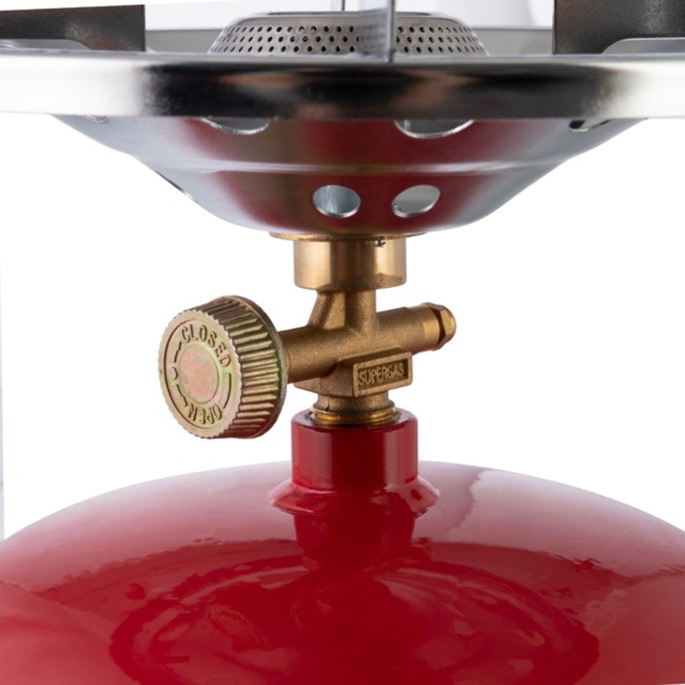 Газовый баллон 2.4 L с горелкой и латунным краном