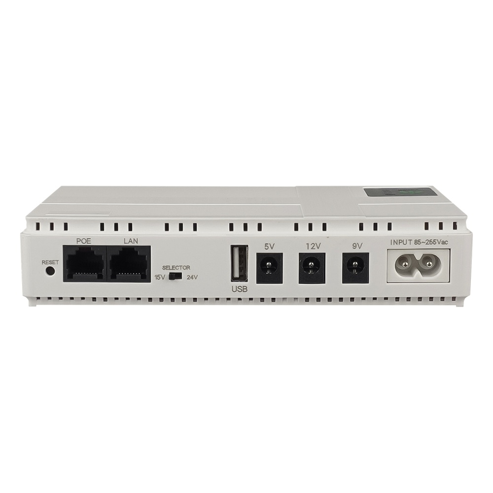 Источник бесперебойного питания для сетевого оборудования DC1018P 12V/ 9V/ 5V 10400 mAh белый