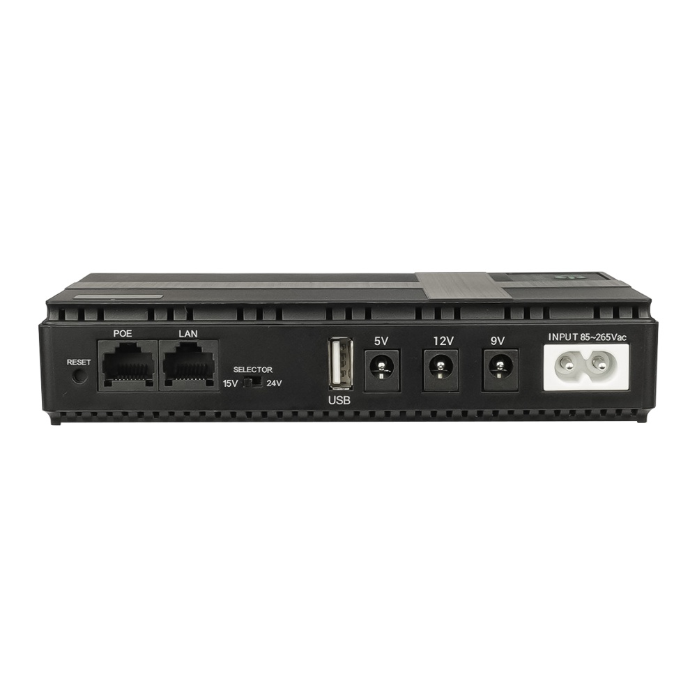 Источник бесперебойного питания для сетевого оборудования DC1018P 12V/ 9V/ 5V 10400 mAh чёрный