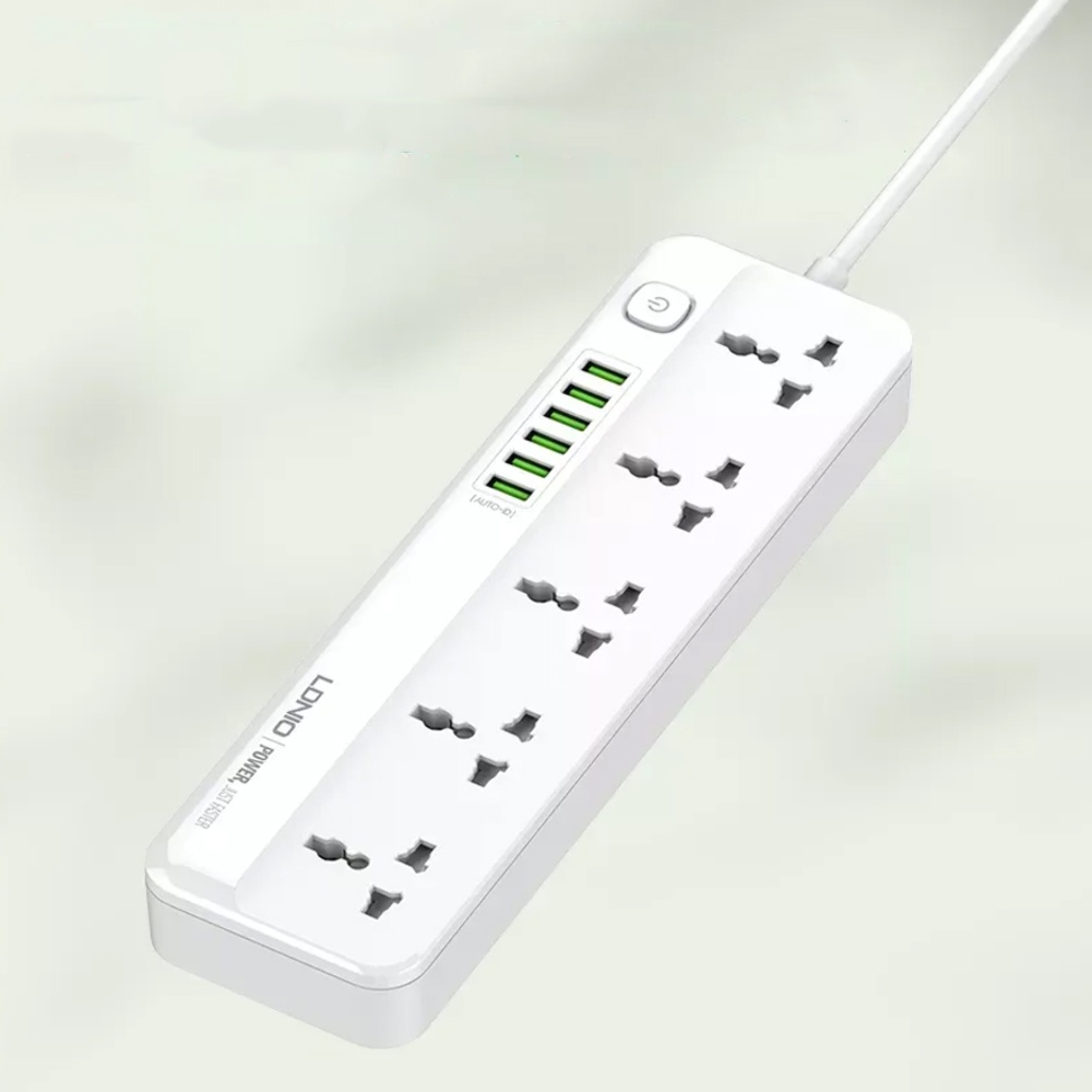 Сетевое зарядное устройство удлинитель Ldnio SC5614 6 USB 5 розеток 2m белый