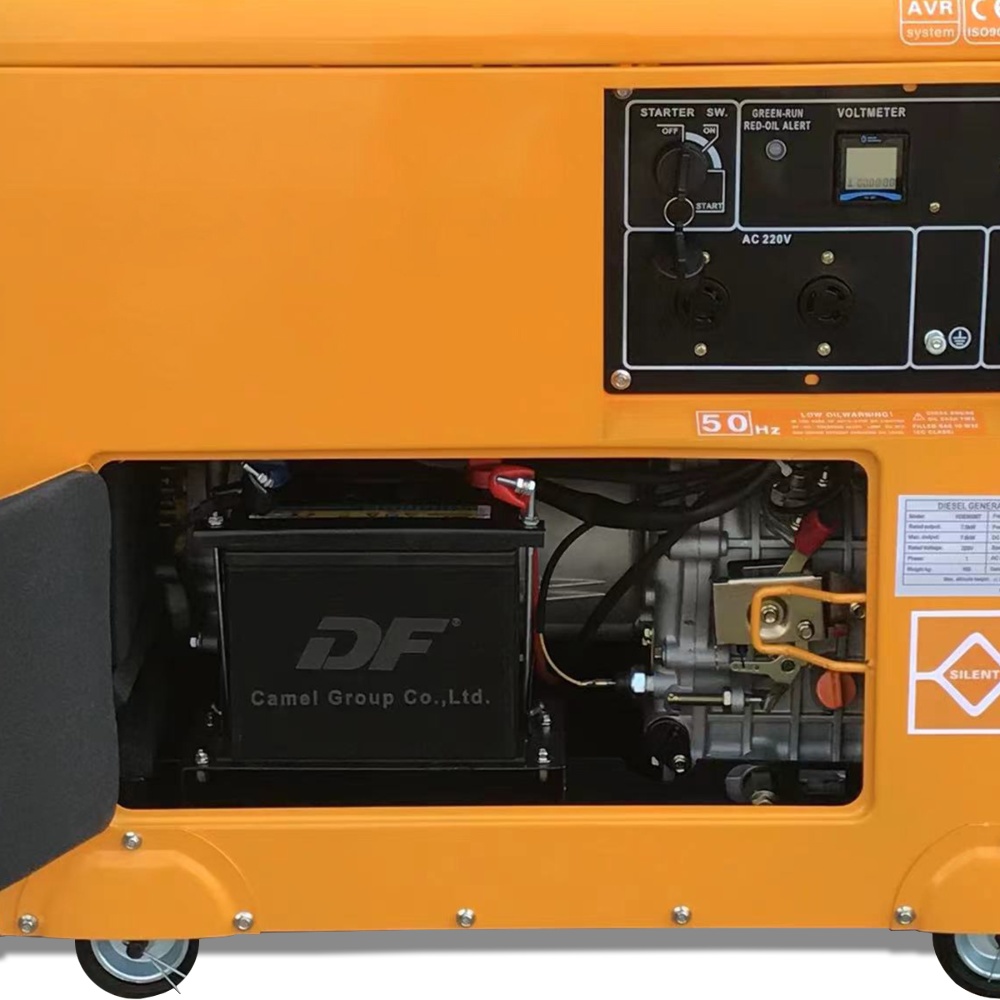 Генератор дизельный Leton KM-10/3 10 кВА 8.5/ 8 кВт с электрозапуском в шумозащитном кожухе