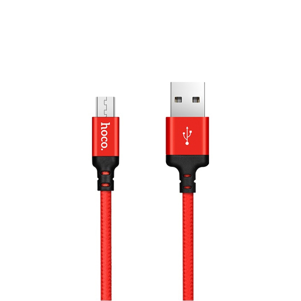 Кабель Hoco X14 USB to MicroUSB 2m red