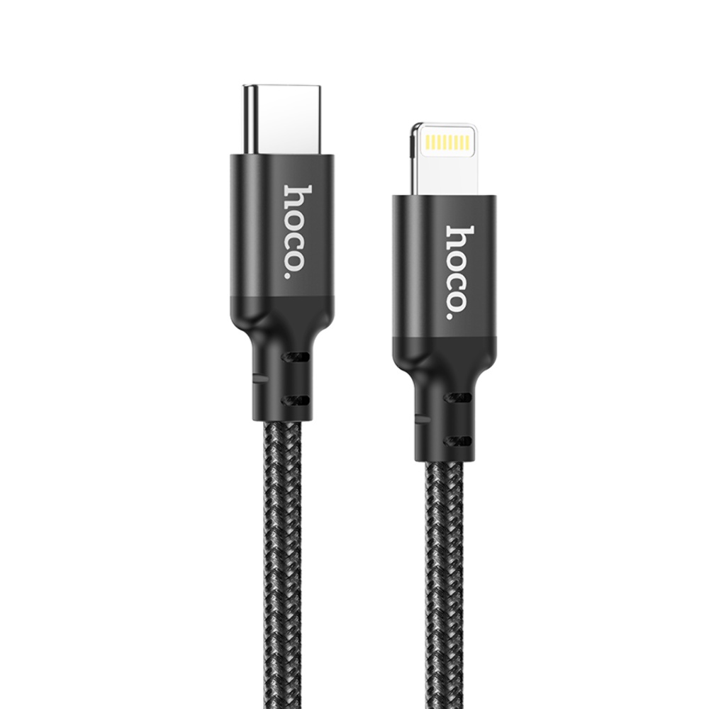 Кабель Hoco X14 DS Type-C to Lightning PD 2m black