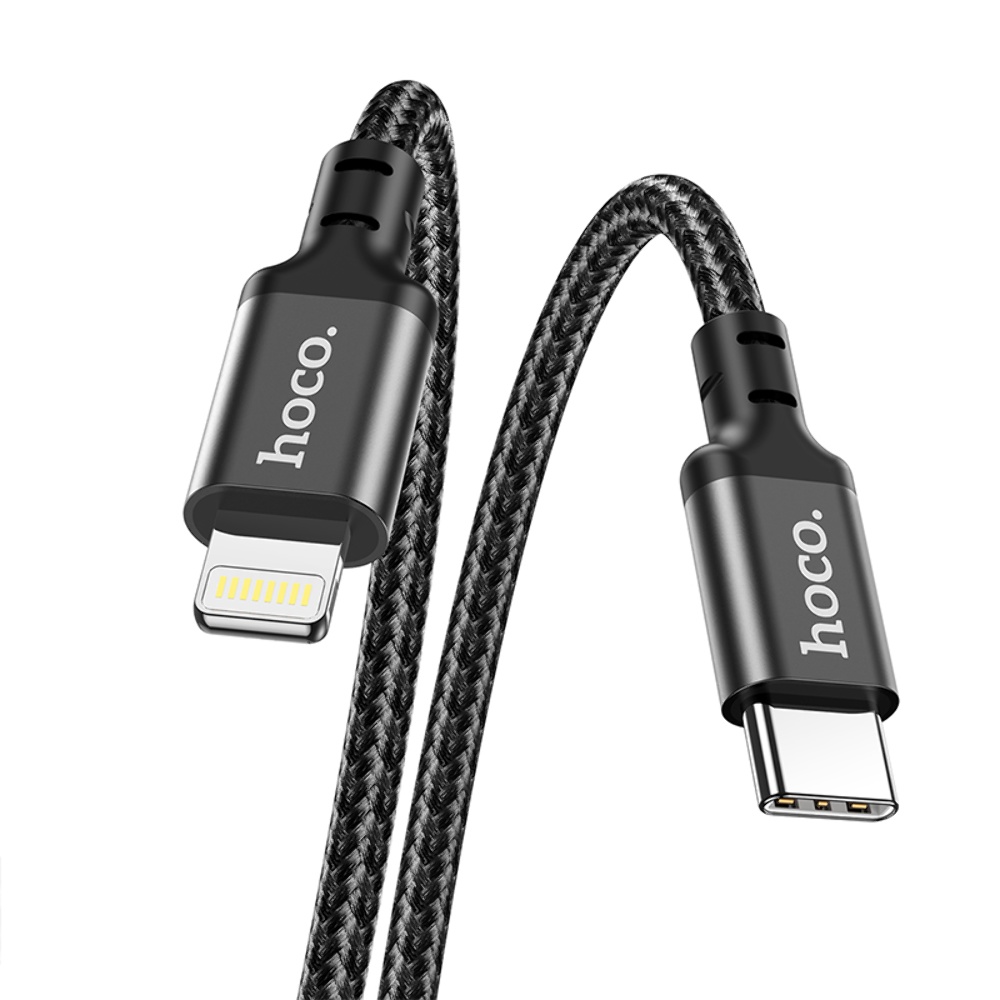 Кабель Hoco X14 DS Type-C to Lightning PD 2m black