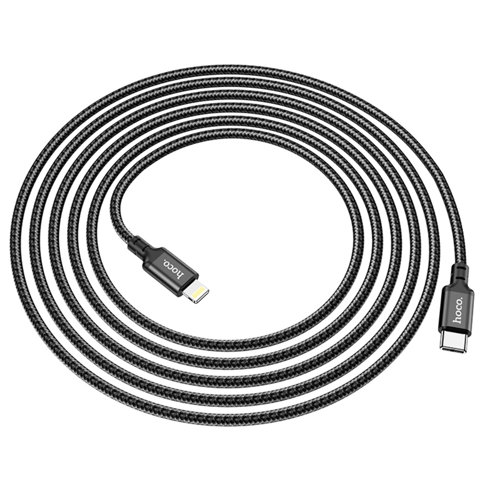 Кабель Hoco X14 DS Type-C to Lightning PD 2m black