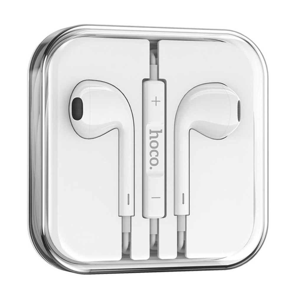 Наушники вкладыши Hoco M80 Jack 3.5 white