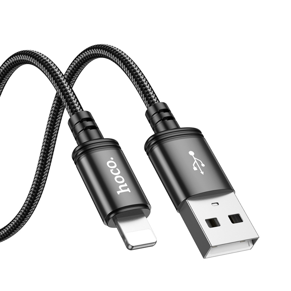 Кабель Hoco X91 USB to Lightning 3m black
