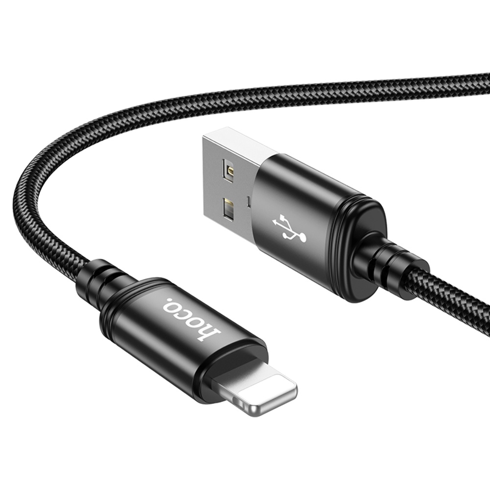 Кабель Hoco X91 USB to Lightning 3m black
