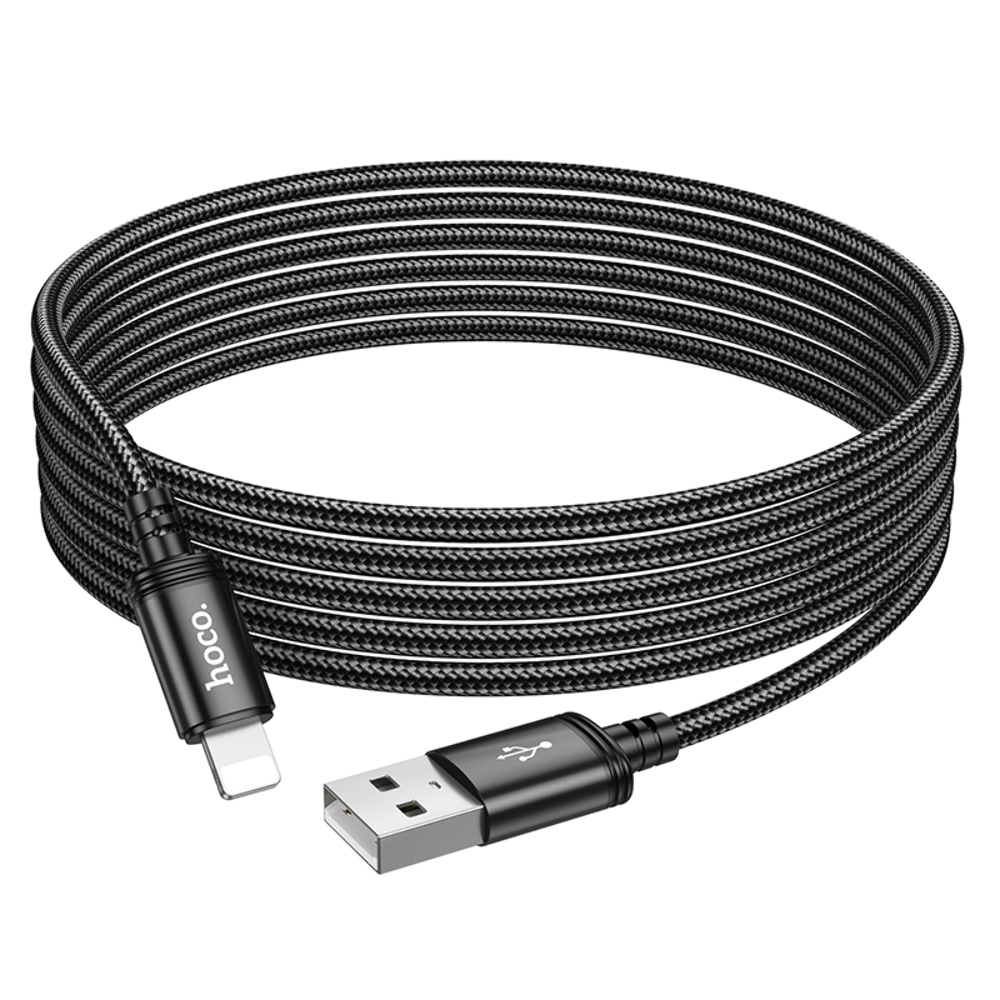 Кабель Hoco X91 USB to Lightning 3m black