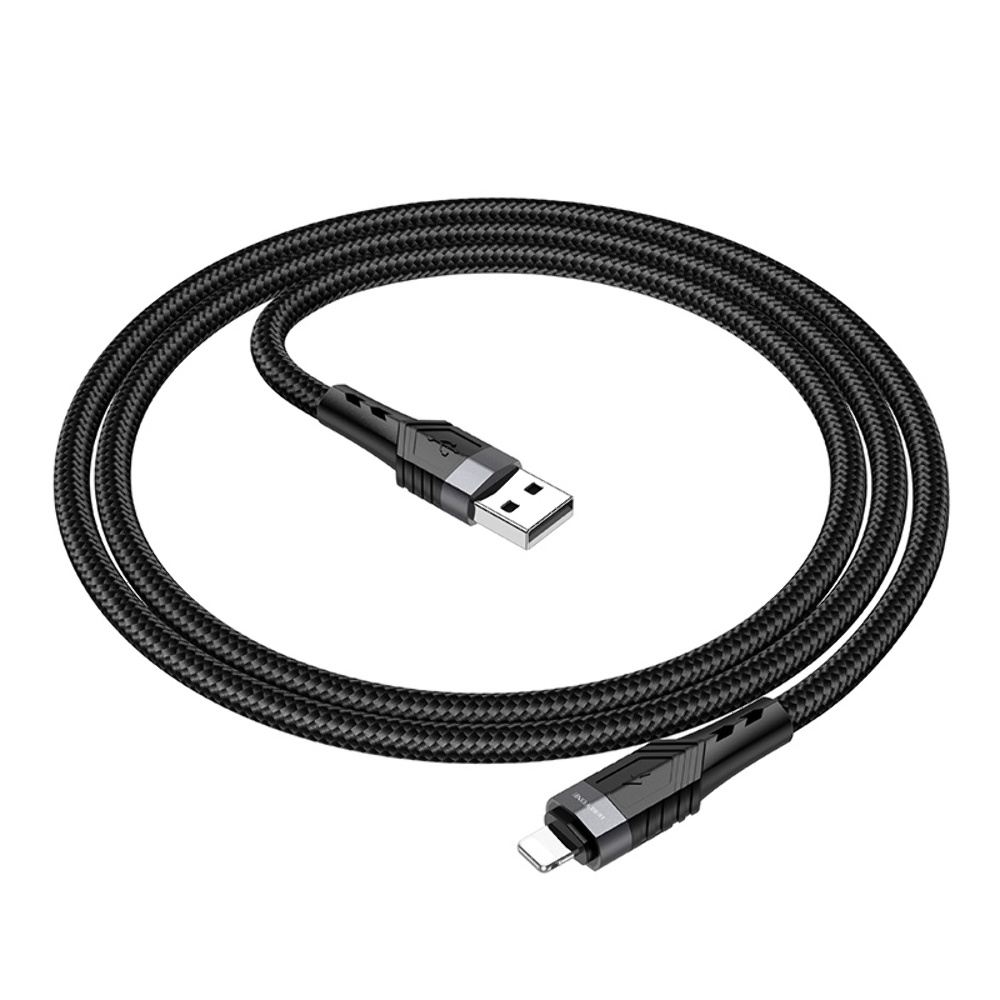 Кабель Borofone BU35 USB to Lightning 1.2m black