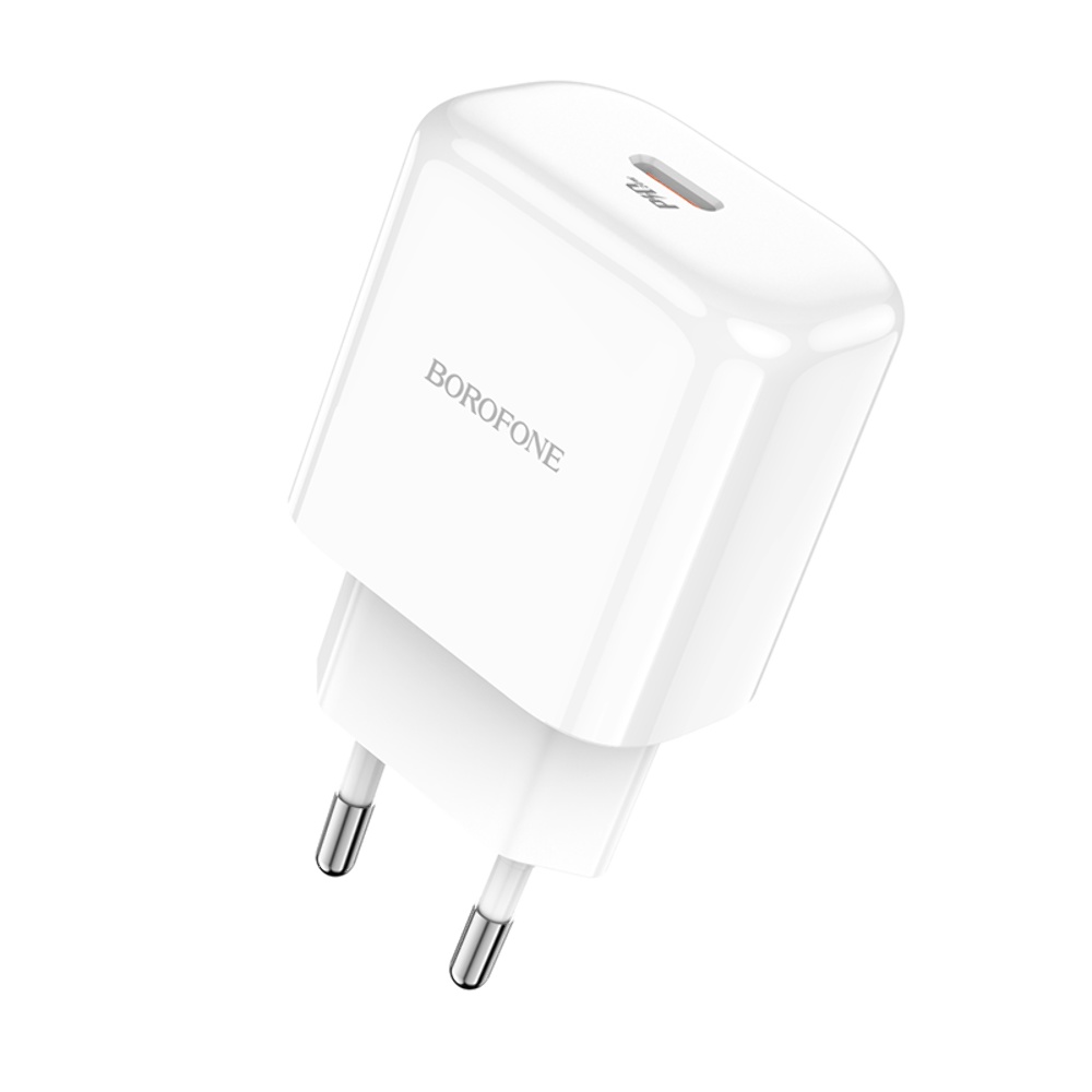 Сетевое зарядное устройство Borofone BN3 Type-C PD 20W белое