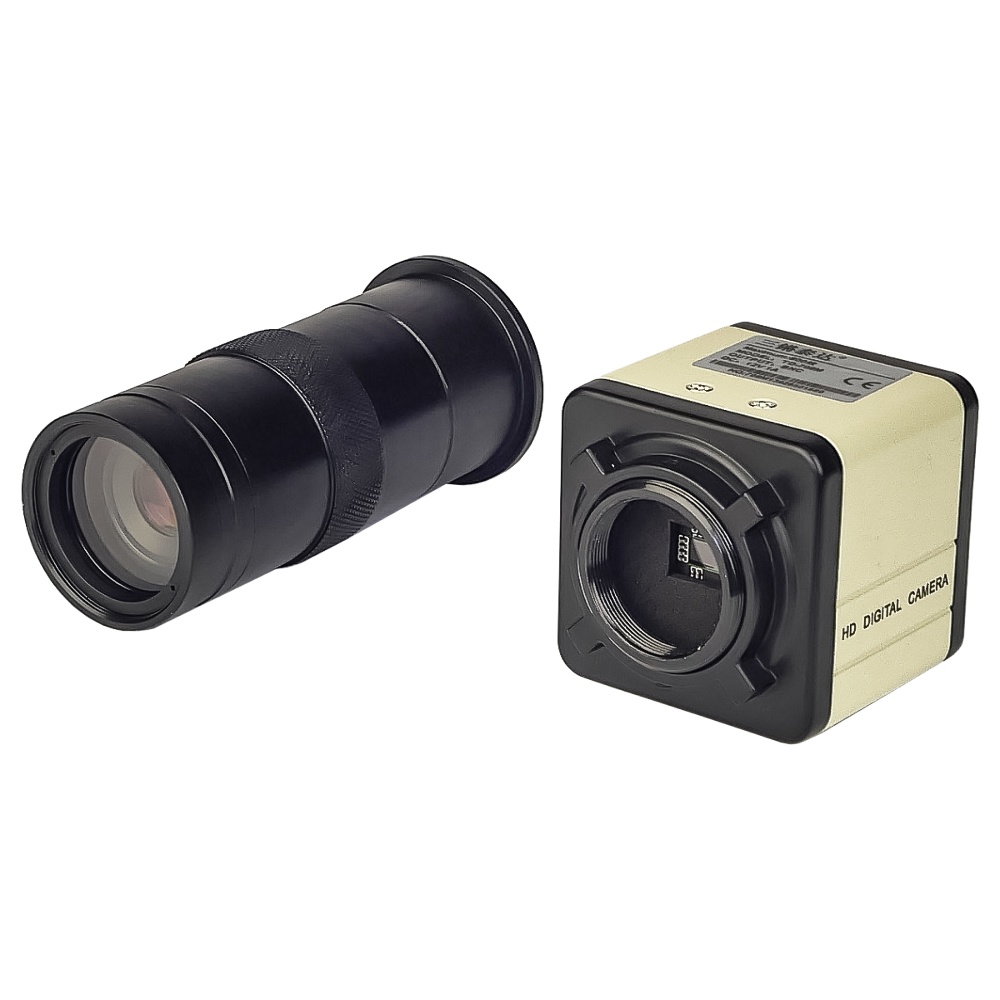 Цифровой микроскоп с монитором 7" и штативом Kaisi 708M (LED подсветка, фокус 36-240 мм, кратность увеличения 130X, 2мП)