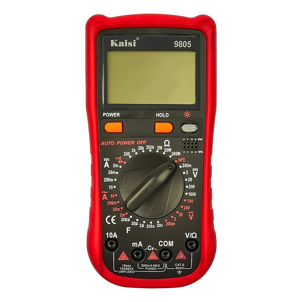 Мультиметр цифровой Kaisi 9805 с функцией Auto Off, с подсветкой (ток до 10A)