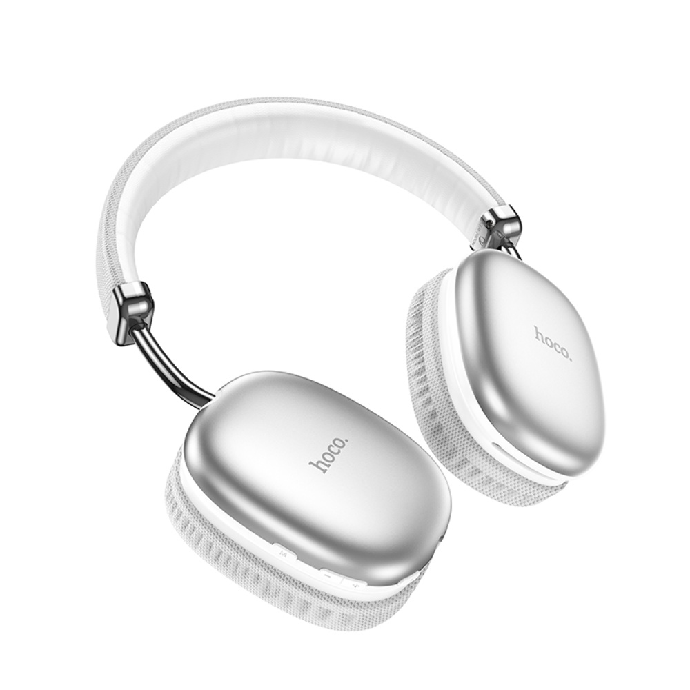 Беспроводные наушники Hoco W35 накладные silver
