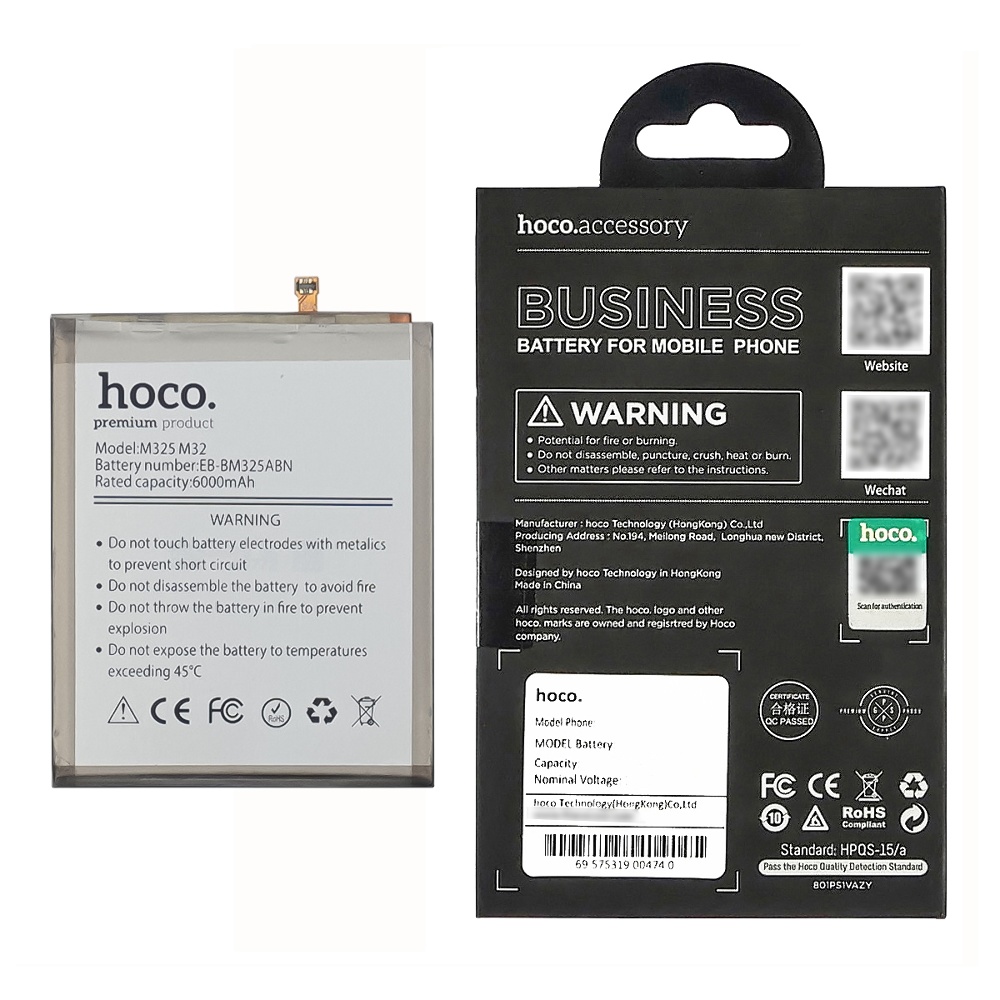 Аккумулятор Hoco EB-BM325ABN для Samsung M325 M32