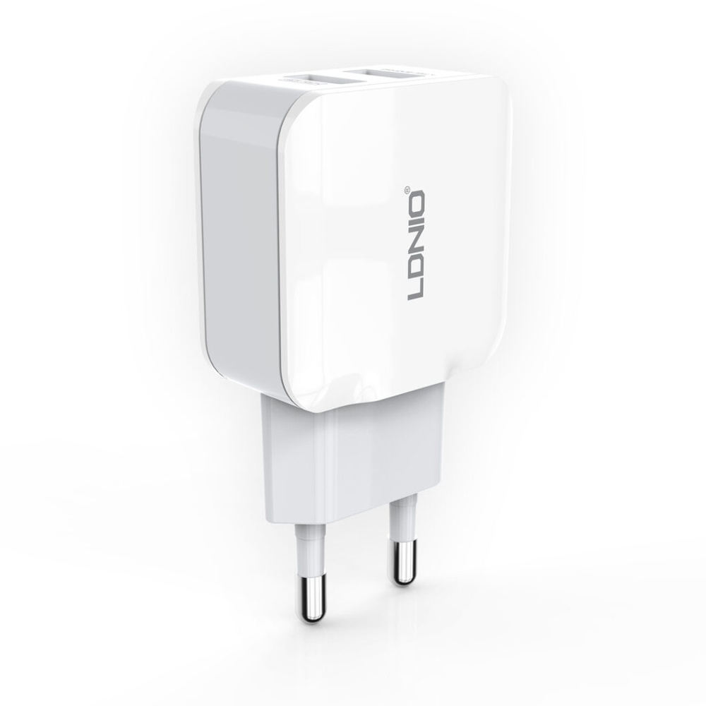 Сетевое зарядное устройство Ldnio A2202 2 USB белое