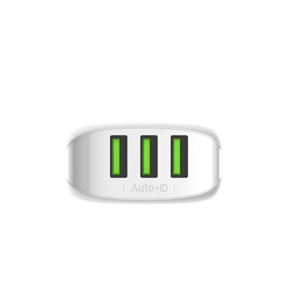 Сетевое зарядное устройство Ldnio A3312 3 USB белое + кабель USB to Type-C