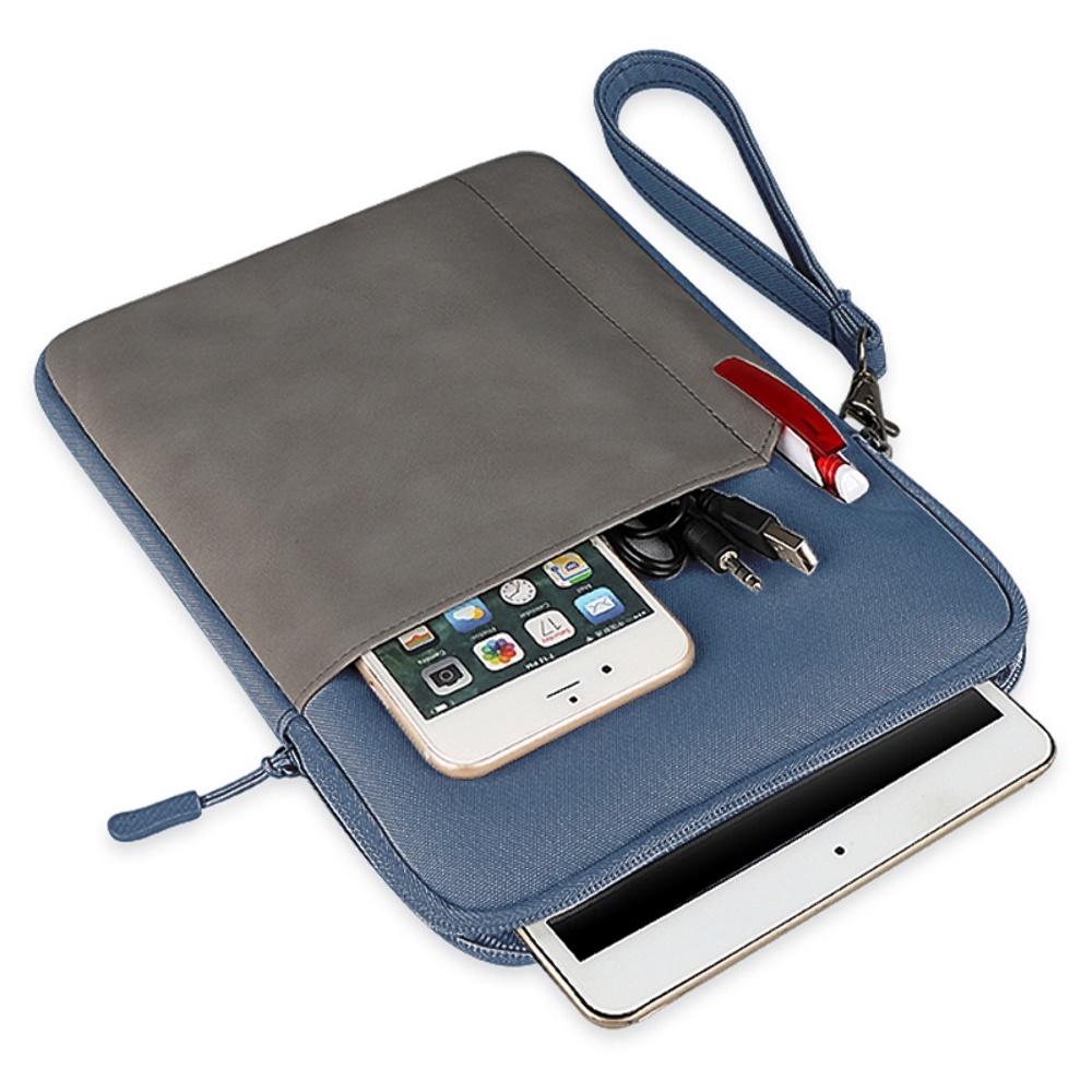 Сумка для ноутбука HAWEEL HWL7017 iPad mini 7.9-8.4" серо-синяя