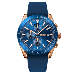 Skmei 9253PRGBU Rose Gold-Blue Sil SALE Skmei 9253PRGBU Rose Gold-Blue Sil SALE