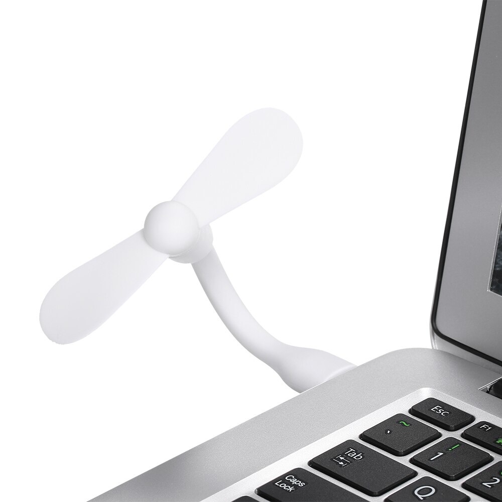 Мобильный вентилятор USB белый