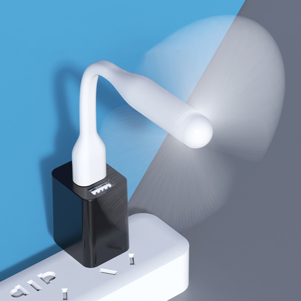 Мобильный вентилятор USB белый