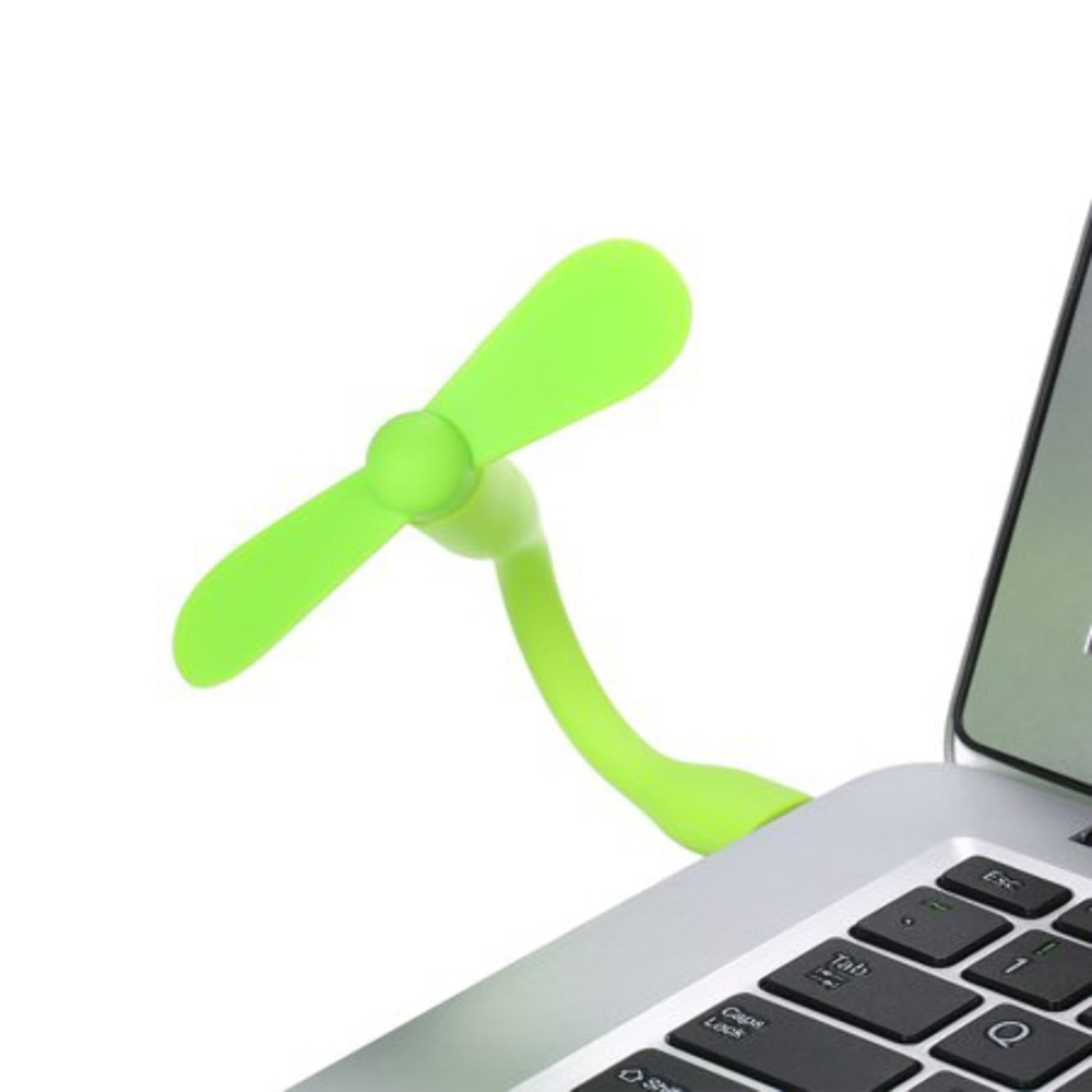 Мобильный вентилятор USB зеленый