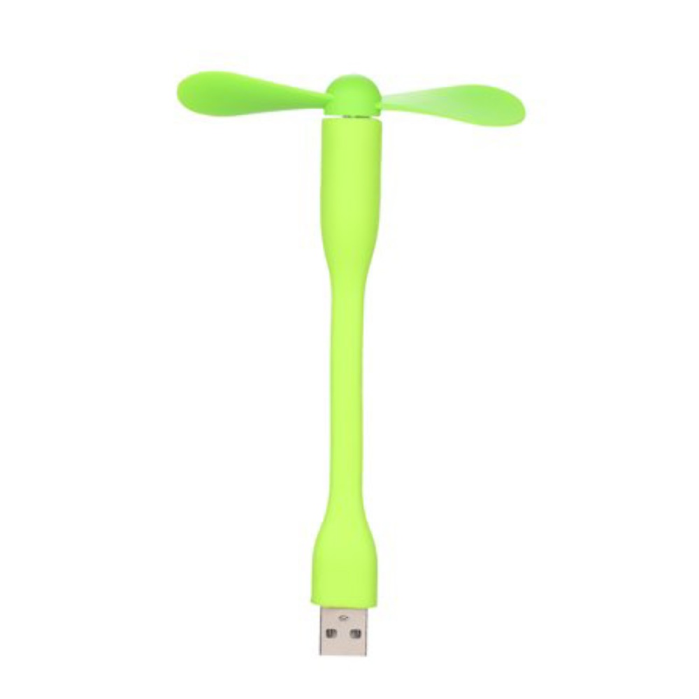 Мобильный вентилятор USB зеленый