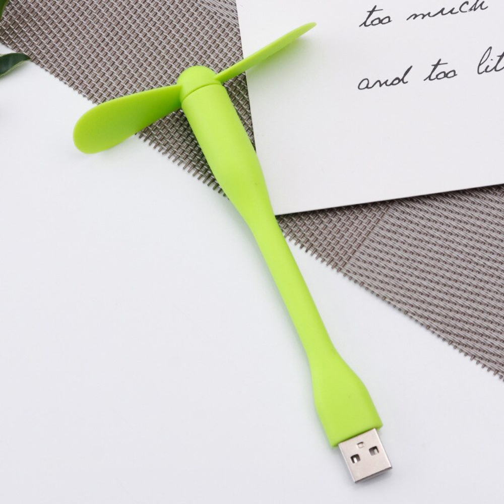 Мобильный вентилятор USB зеленый