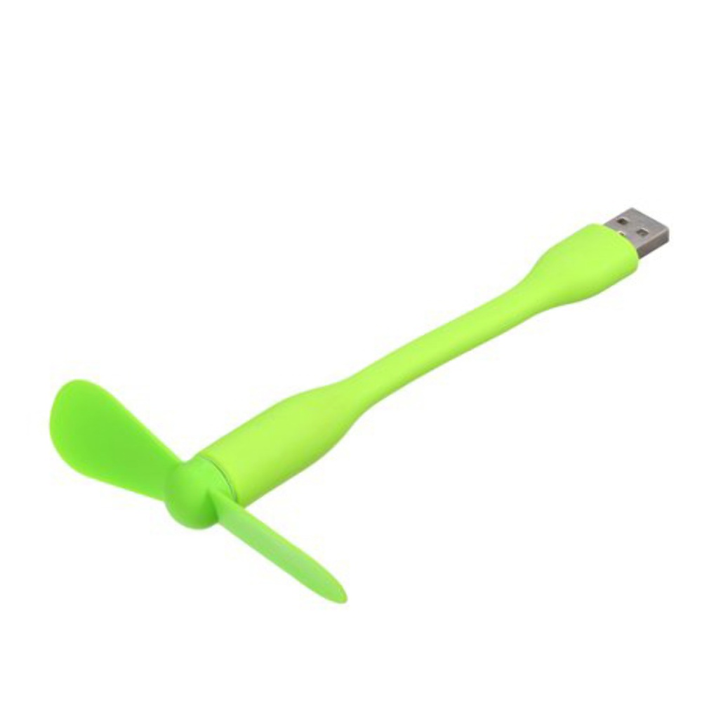Мобильный вентилятор USB зеленый