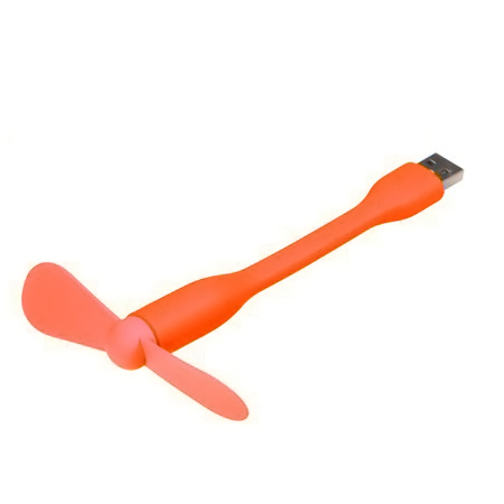 Мобильный вентилятор USB оранжевый