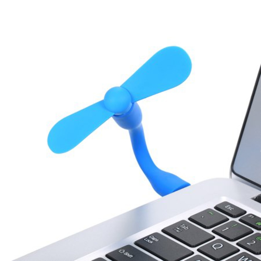 Мобильный вентилятор USB синий