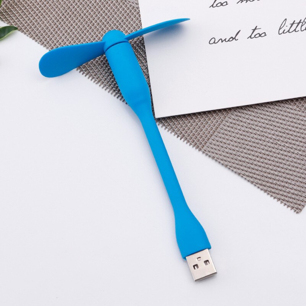 Мобильный вентилятор USB синий