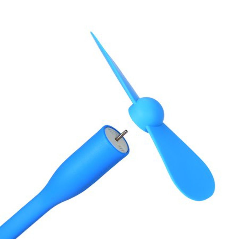 Мобильный вентилятор USB синий
